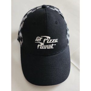 Disney Pixar Pizza Planet Checkerboard Cap Trucker Hat Adjustable Snapback